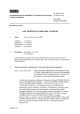 Diario de la 1194ª Sesión plenaria del Consejo Permanente 