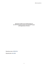 Response by the Delegation of Romania to the Small Arms and Light Weapons Questionnaire