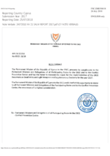 Response by the Delegation of Cyprus to the Small Arms and Light Weapons Questionnaire