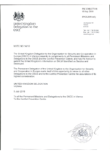 Annual Information by the Delegation of the United Kingdom on SALW Identified as Surplus and/or Seized and Destroyed