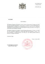 Response by the Delegation of Georgia to the Questionnaire on Participating States’ Policy and/or National Practices and Procedures for the Export of Conventional Arms and Related Technology Response by the Delegation of Georgia to the Questionnaire on Participating States’ Policy and/or National Practices and Procedures for the Export of Conventional Arms and Related Technology