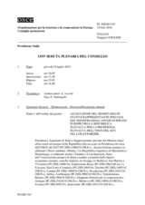 Giornale della 1193a Seduta plenaria del Consiglio permanente