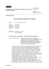 Diario de la 1193ª Sesión plenaria del Consejo Permanente 