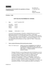 Journal de la 1195ème séance plénière du Conseil