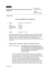 Journal der 1195. Plenarsitzung des Ständigen Rates 