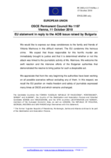 Statement by the Austrian EU Presidency on the murder of journalist Ms. V. Marinova in Bulgaria
