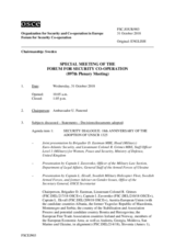 Journal of the 897th Special Plenary Meeting of the Forum for Security Co-operation