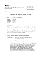 Journal of the 1199th Plenary Meeting of the Permanent Council