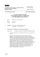 Journal of the 71st Joint Meeting of the Forum for Security Co-operation and the Permanent Council