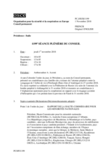 Journal de la 1199ème séance plénière du Conseil