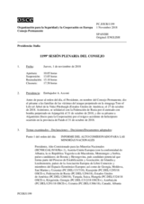 Diario de la 1199ª Sesión plenaria del Consejo Permanente