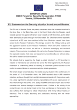 Statement by the Austrian EU Presidency on the situation in and around Ukraine