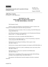 Permanent Council Decision No. 1318