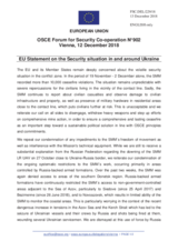 Statement by the Austrian EU Presidency on the situation in and around Ukraine