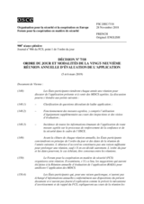 Décision No 7/18 du Forum pour la coopération en matière de sécurité
