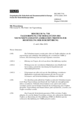 Beschluss Nr. 7/18 des Forums für Sicherheitskooperation