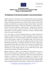 Statement by the Austrian EU Presidency on the situation in and around Ukraine