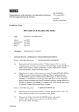 Giornale della 898a Seduta plenaria del Foro di cooperazione per la sicurezza