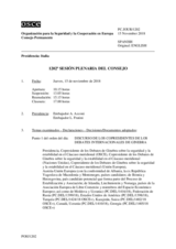 Diario de la 1202ª Sesión plenaria del Consejo Permanente 