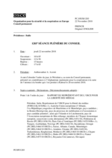 Journal de la 1203ème séance plénière du Conseil