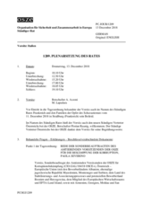 Journal der 1209. Plenarsitzung des Ständigen Rates 