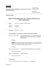 Diario de la 1208ª Sesión extraordinaria del Consejo Permanente