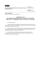 Decisión Nº 1317 del Consejo Permanente