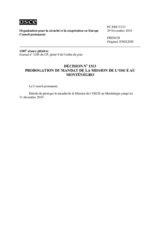 Décision No 1313 du Conseil permanent