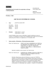 Journal de la 1205ème séance plénière du Conseil
