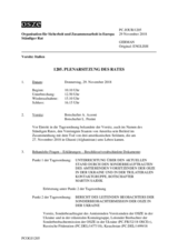 Journal der 1205. Plenarsitzung des Ständigen Rates 