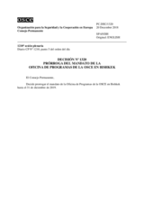Decisión Nº 1320 del Consejo Permanente