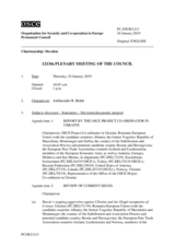 Journal of the 1213th Plenary Meeting of the Permanent Council