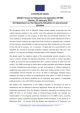 Statement by the Romanian EU Presidency on the situation in and around Ukraine