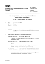 Journal of the First Day 