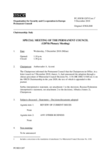 Journal of the 1207th Special Plenary Meeting of the Permanent Council