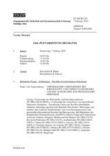 Journal der 1216. Plenarsitzung des Ständigen Rates 