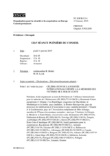 Journal de la 1214ème séance plénière du Conseil