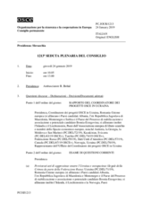 Giornale della 1213a Seduta plenaria del Consiglio permanente