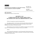 Decisión Nº 1/19 del Foro de Cooperación en materia de Seguridad