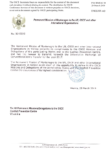 Information Exchange by the Delegation of Montenegro on Conventional Arms Transfer Information Exchange by the Delegation of Montenegro on Conventional Arms Transfer