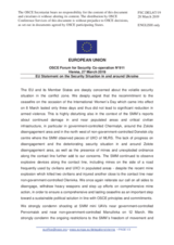 Statement by the Romanian EU Presidency on the situation in and around Ukraine