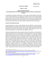Report of the Personal Representative of the OSCE Chairperson-in-Office on Combating Anti-Semitism, Rabbi Andrew Baker, on the country visit to Canada, 1-5 October 2018. 