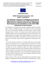 Statement by the Romanian EU Presidency in response to the report by Ambassador Ertugrul Apakan and to the update by Ambassador Martin Sajdik