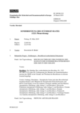 Journal der 1223. Sondersitzung des Ständigen Rates