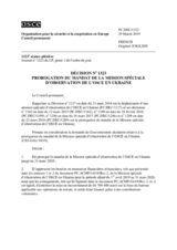Décision No 1323 du Conseil permanent