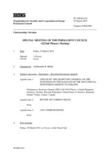 Journal of the 1222nd Special Plenary Meeting of the Permanent Council