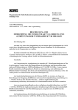 Beschluss Nr. 1322 des Ständigen Rates