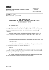 Permanent Council Decision No. 1324