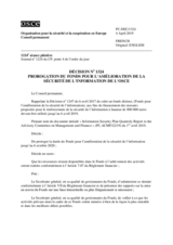 Décision No 1324 du Conseil permanent