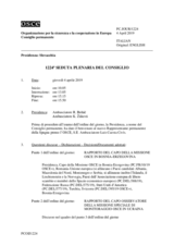 Giornale della 1224a Seduta plenaria del Consiglio permanente